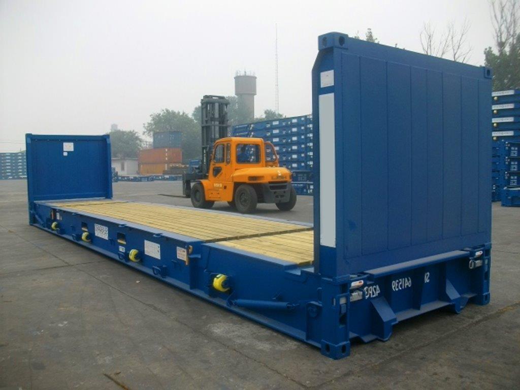 Flat rack container